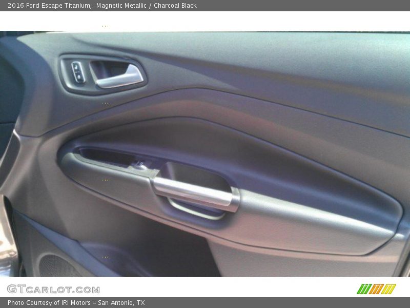 Magnetic Metallic / Charcoal Black 2016 Ford Escape Titanium