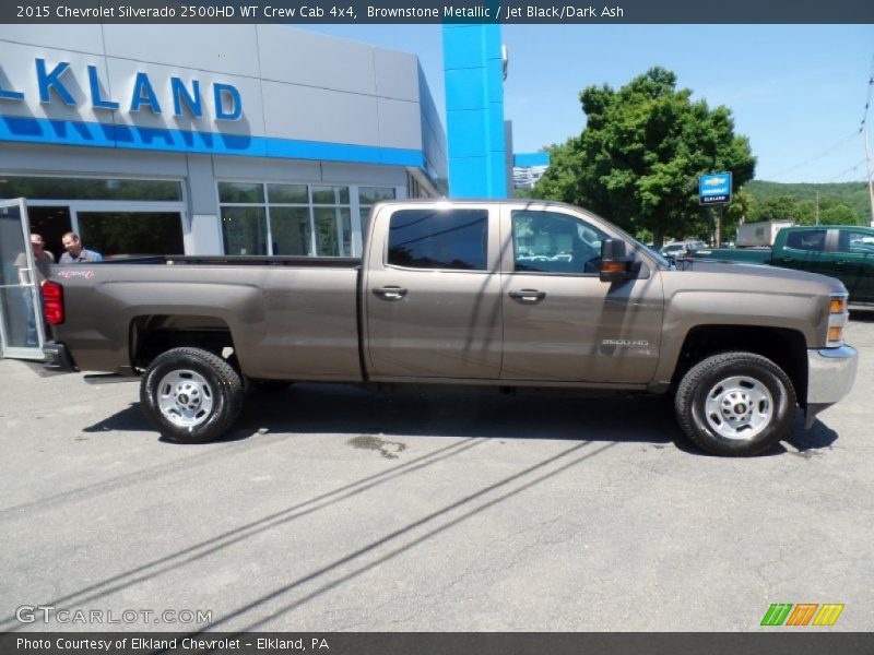Brownstone Metallic / Jet Black/Dark Ash 2015 Chevrolet Silverado 2500HD WT Crew Cab 4x4