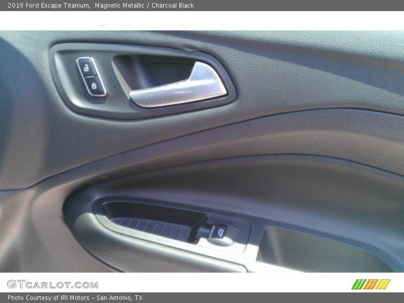Magnetic Metallic / Charcoal Black 2016 Ford Escape Titanium