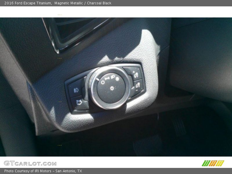 Magnetic Metallic / Charcoal Black 2016 Ford Escape Titanium
