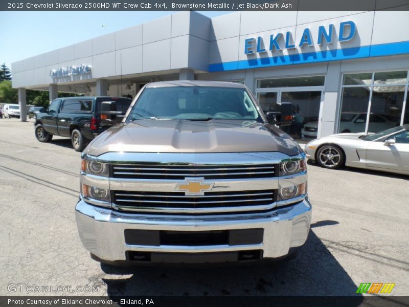 Brownstone Metallic / Jet Black/Dark Ash 2015 Chevrolet Silverado 2500HD WT Crew Cab 4x4