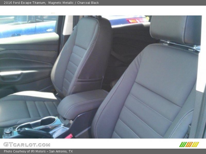 Magnetic Metallic / Charcoal Black 2016 Ford Escape Titanium