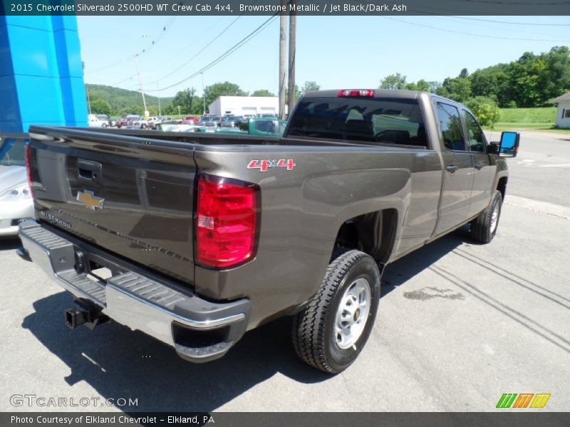Brownstone Metallic / Jet Black/Dark Ash 2015 Chevrolet Silverado 2500HD WT Crew Cab 4x4