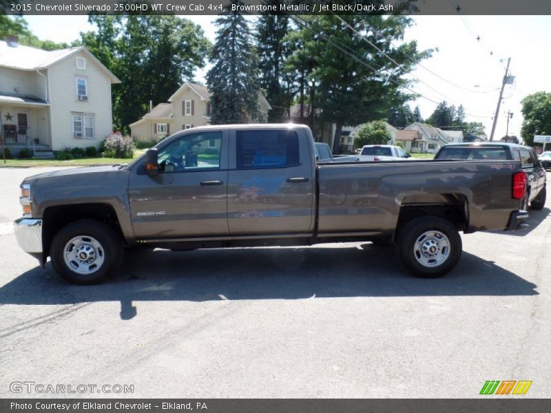 Brownstone Metallic / Jet Black/Dark Ash 2015 Chevrolet Silverado 2500HD WT Crew Cab 4x4