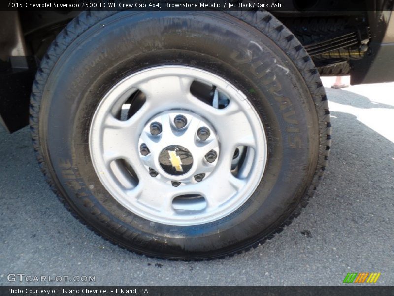 Brownstone Metallic / Jet Black/Dark Ash 2015 Chevrolet Silverado 2500HD WT Crew Cab 4x4