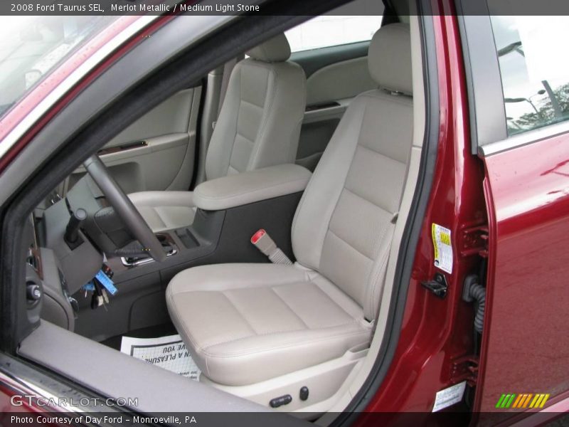 Merlot Metallic / Medium Light Stone 2008 Ford Taurus SEL
