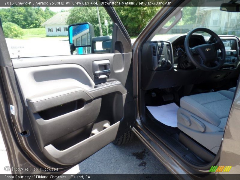 Brownstone Metallic / Jet Black/Dark Ash 2015 Chevrolet Silverado 2500HD WT Crew Cab 4x4