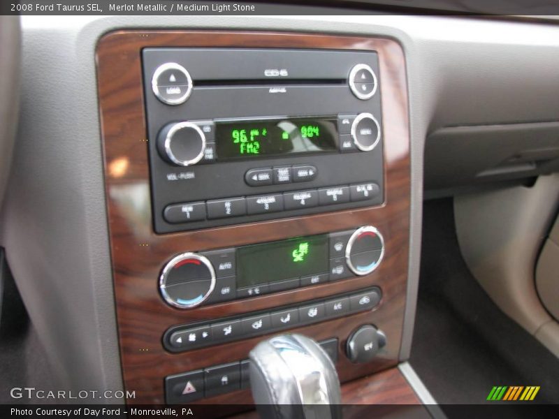 Merlot Metallic / Medium Light Stone 2008 Ford Taurus SEL