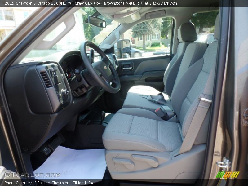 Brownstone Metallic / Jet Black/Dark Ash 2015 Chevrolet Silverado 2500HD WT Crew Cab 4x4