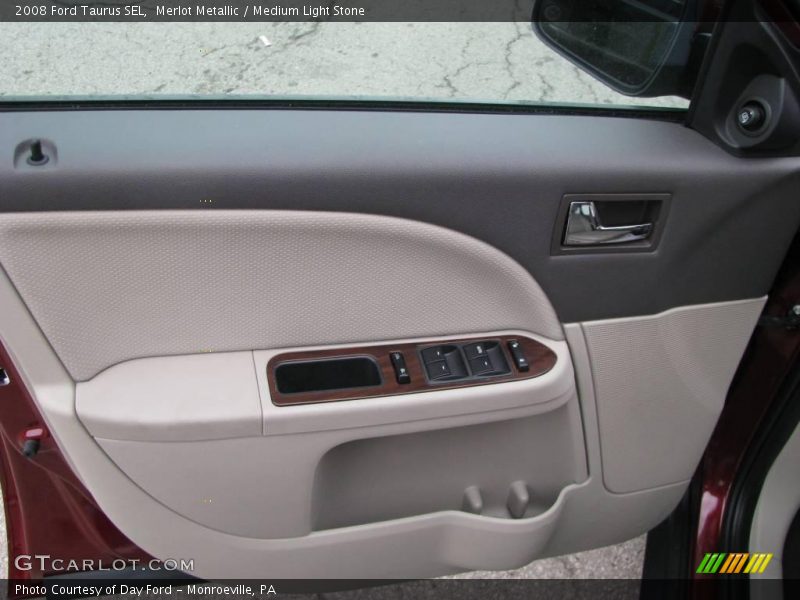 Merlot Metallic / Medium Light Stone 2008 Ford Taurus SEL