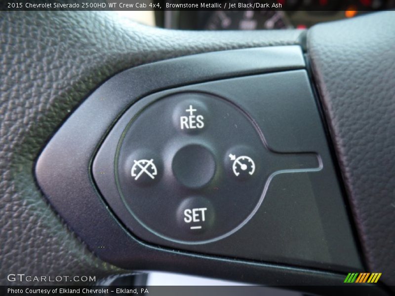 Brownstone Metallic / Jet Black/Dark Ash 2015 Chevrolet Silverado 2500HD WT Crew Cab 4x4
