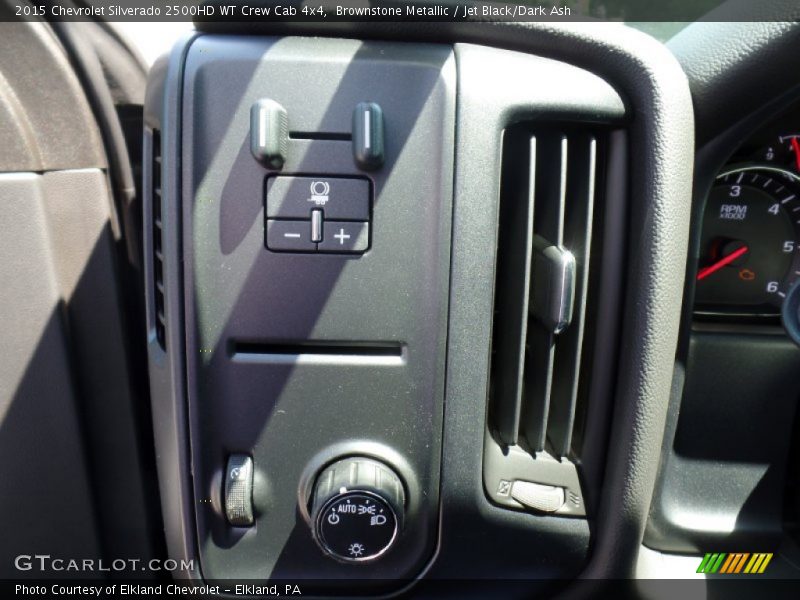 Brownstone Metallic / Jet Black/Dark Ash 2015 Chevrolet Silverado 2500HD WT Crew Cab 4x4