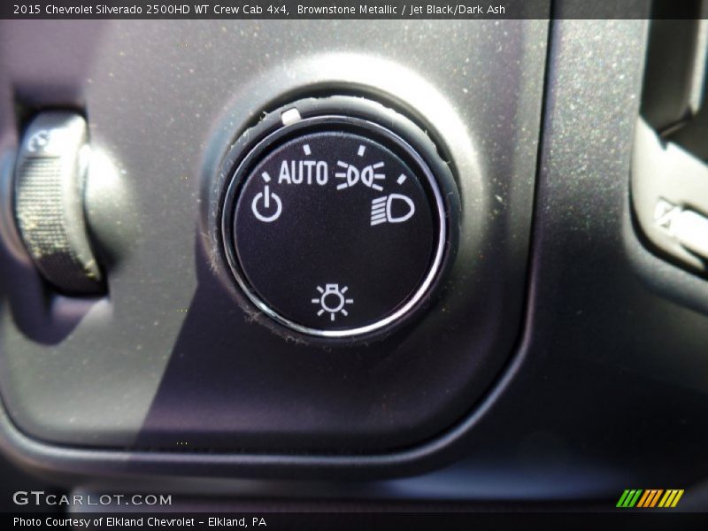 Brownstone Metallic / Jet Black/Dark Ash 2015 Chevrolet Silverado 2500HD WT Crew Cab 4x4