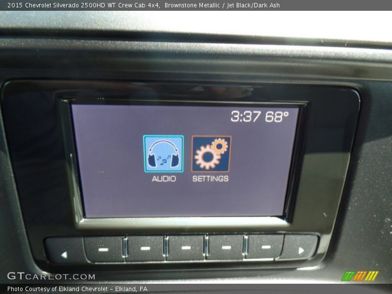 Brownstone Metallic / Jet Black/Dark Ash 2015 Chevrolet Silverado 2500HD WT Crew Cab 4x4