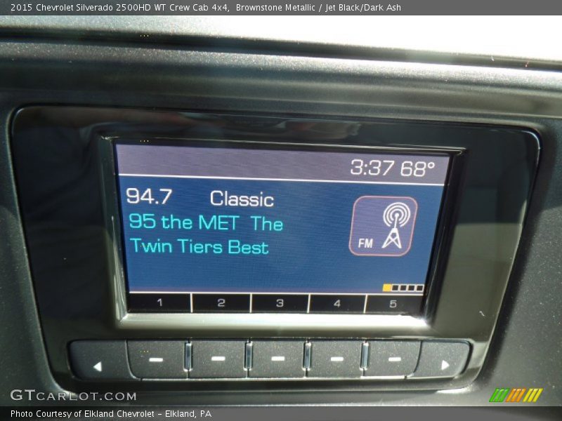 Brownstone Metallic / Jet Black/Dark Ash 2015 Chevrolet Silverado 2500HD WT Crew Cab 4x4