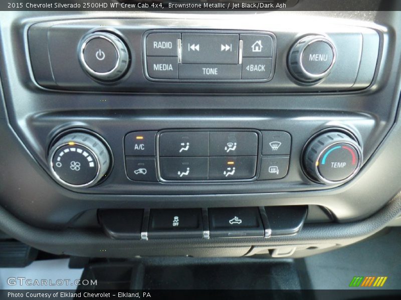 Brownstone Metallic / Jet Black/Dark Ash 2015 Chevrolet Silverado 2500HD WT Crew Cab 4x4