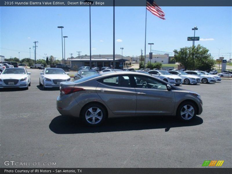 Desert Bronze / Beige 2016 Hyundai Elantra Value Edition