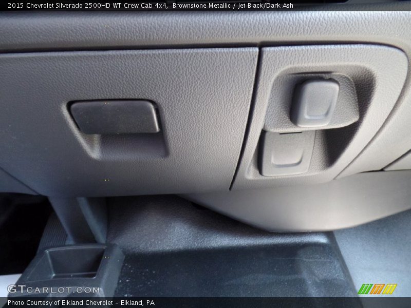 Brownstone Metallic / Jet Black/Dark Ash 2015 Chevrolet Silverado 2500HD WT Crew Cab 4x4