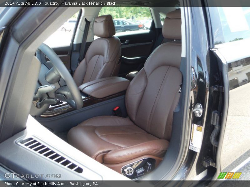 Havanna Black Metallic / Black 2014 Audi A8 L 3.0T quattro