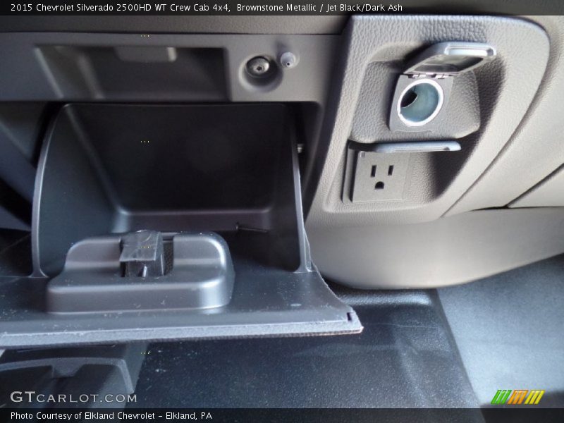 Brownstone Metallic / Jet Black/Dark Ash 2015 Chevrolet Silverado 2500HD WT Crew Cab 4x4