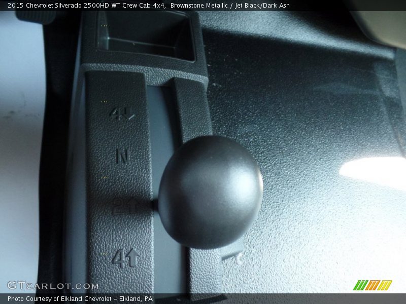Brownstone Metallic / Jet Black/Dark Ash 2015 Chevrolet Silverado 2500HD WT Crew Cab 4x4