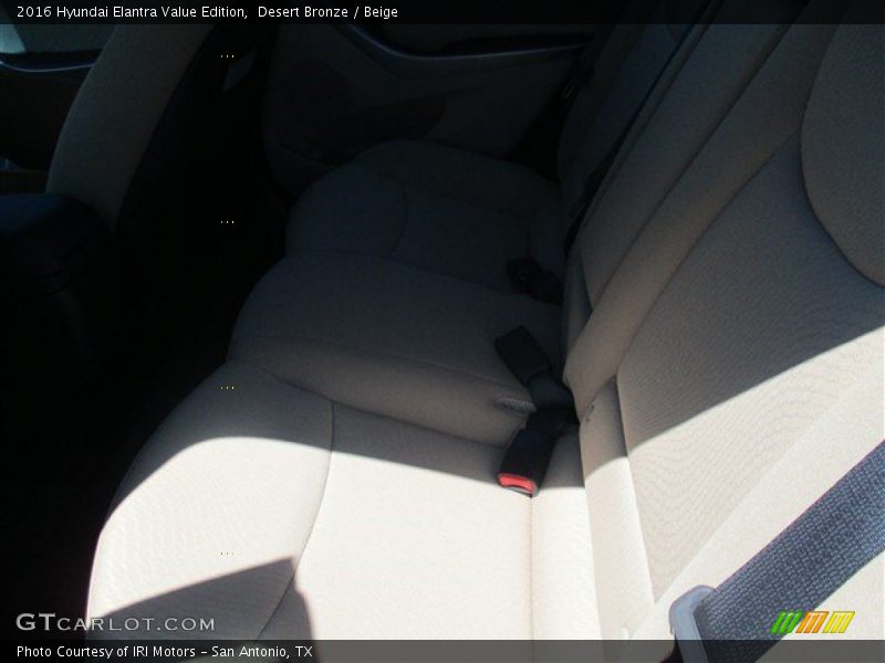 Desert Bronze / Beige 2016 Hyundai Elantra Value Edition