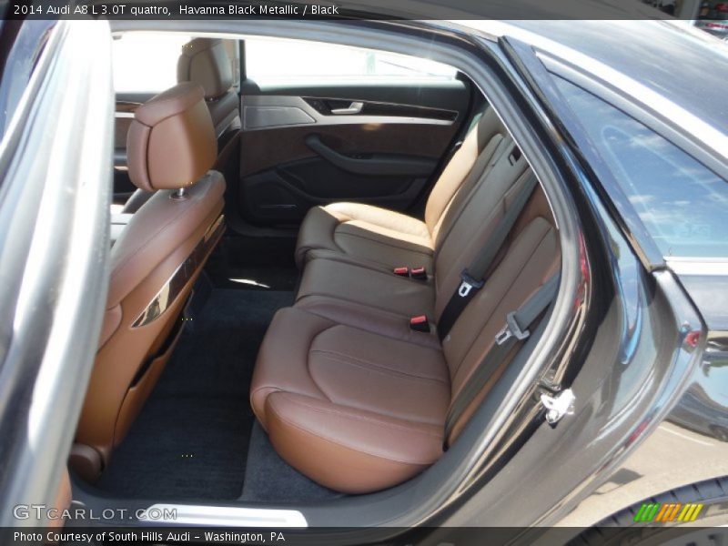 Havanna Black Metallic / Black 2014 Audi A8 L 3.0T quattro