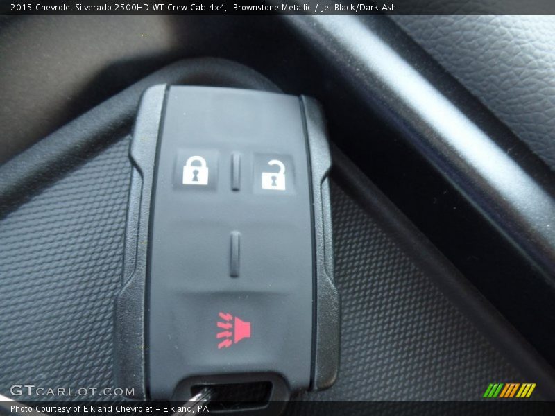 Brownstone Metallic / Jet Black/Dark Ash 2015 Chevrolet Silverado 2500HD WT Crew Cab 4x4
