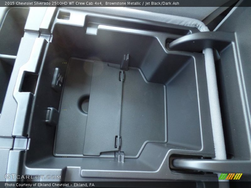 Brownstone Metallic / Jet Black/Dark Ash 2015 Chevrolet Silverado 2500HD WT Crew Cab 4x4