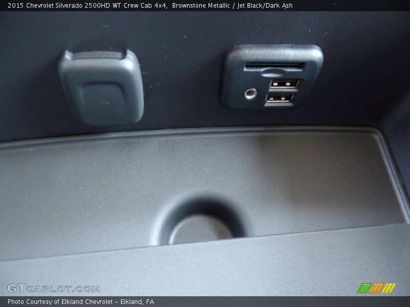 Brownstone Metallic / Jet Black/Dark Ash 2015 Chevrolet Silverado 2500HD WT Crew Cab 4x4