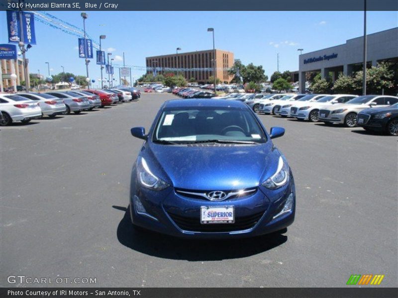 Blue / Gray 2016 Hyundai Elantra SE