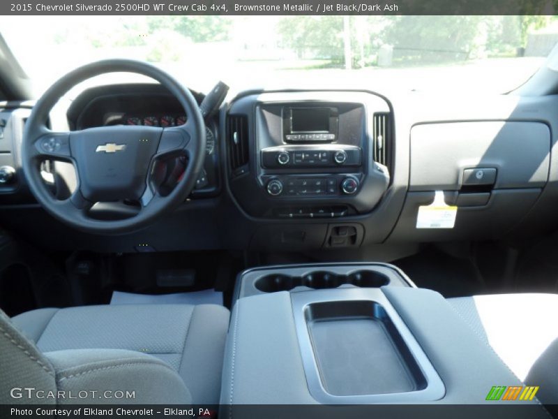 Brownstone Metallic / Jet Black/Dark Ash 2015 Chevrolet Silverado 2500HD WT Crew Cab 4x4