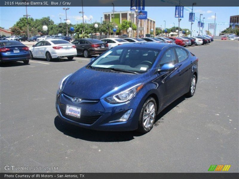 Blue / Gray 2016 Hyundai Elantra SE