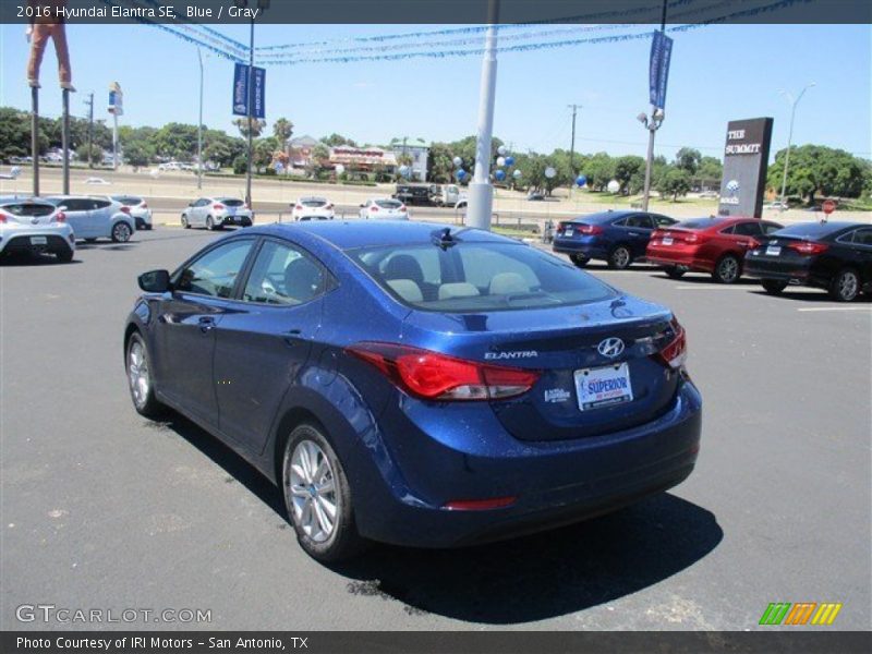 Blue / Gray 2016 Hyundai Elantra SE
