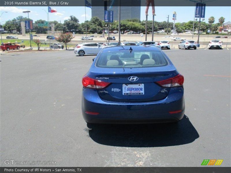 Blue / Gray 2016 Hyundai Elantra SE