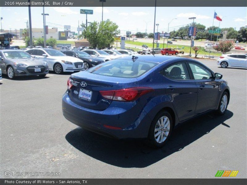 Blue / Gray 2016 Hyundai Elantra SE