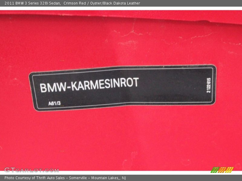 Crimson Red / Oyster/Black Dakota Leather 2011 BMW 3 Series 328i Sedan