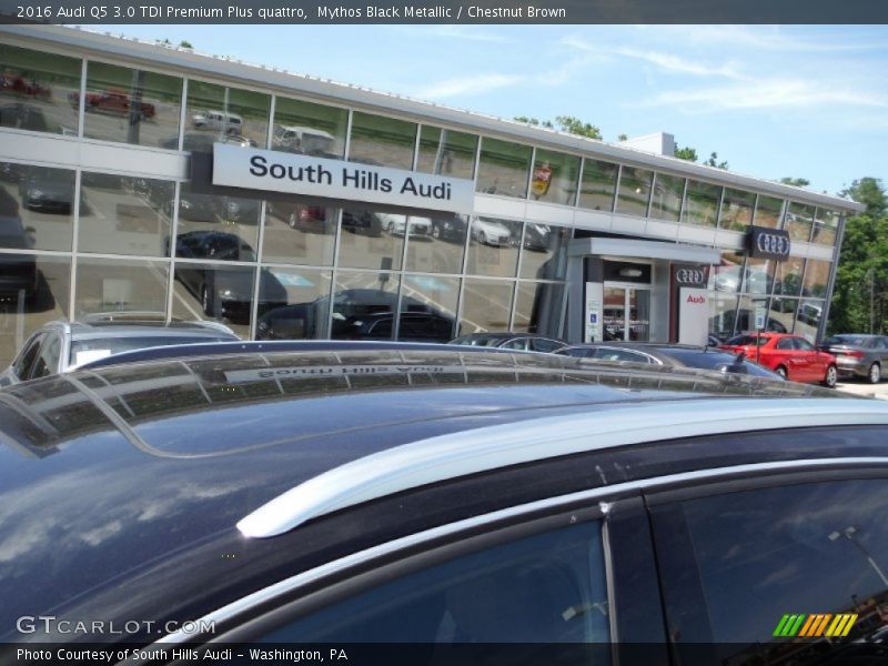 Mythos Black Metallic / Chestnut Brown 2016 Audi Q5 3.0 TDI Premium Plus quattro