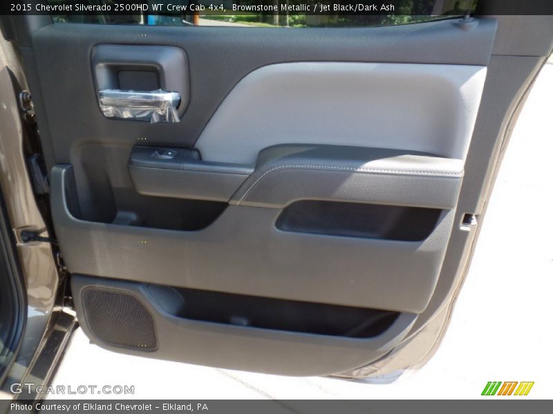 Brownstone Metallic / Jet Black/Dark Ash 2015 Chevrolet Silverado 2500HD WT Crew Cab 4x4