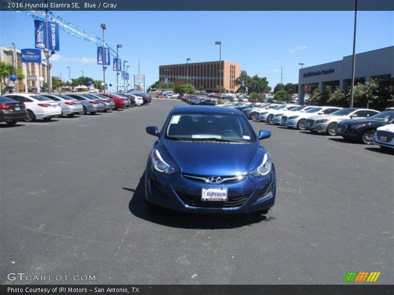 Blue / Gray 2016 Hyundai Elantra SE