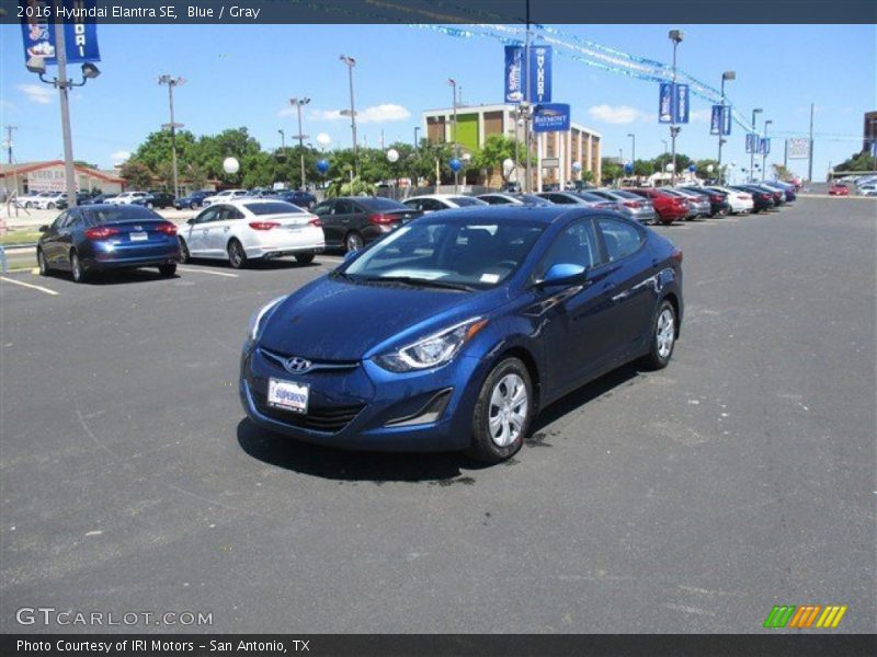 Blue / Gray 2016 Hyundai Elantra SE