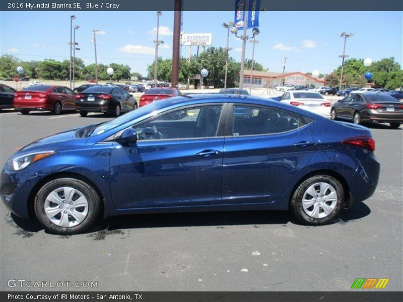 Blue / Gray 2016 Hyundai Elantra SE