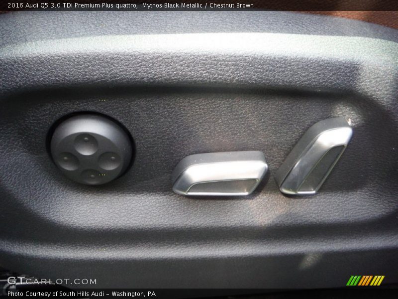 Mythos Black Metallic / Chestnut Brown 2016 Audi Q5 3.0 TDI Premium Plus quattro