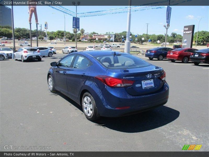 Blue / Gray 2016 Hyundai Elantra SE