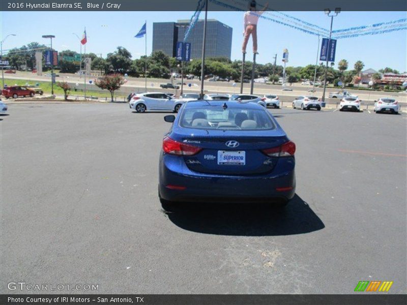 Blue / Gray 2016 Hyundai Elantra SE