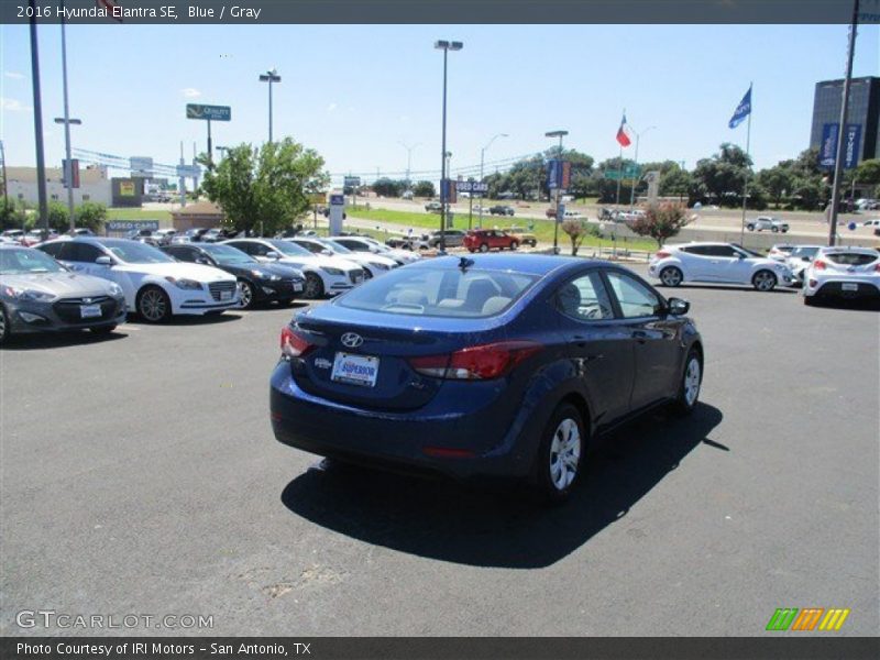 Blue / Gray 2016 Hyundai Elantra SE