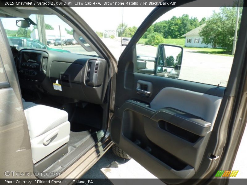 Brownstone Metallic / Jet Black/Dark Ash 2015 Chevrolet Silverado 2500HD WT Crew Cab 4x4