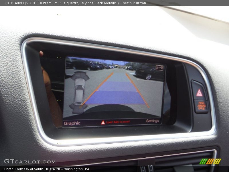 Mythos Black Metallic / Chestnut Brown 2016 Audi Q5 3.0 TDI Premium Plus quattro
