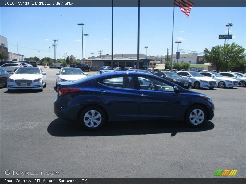 Blue / Gray 2016 Hyundai Elantra SE