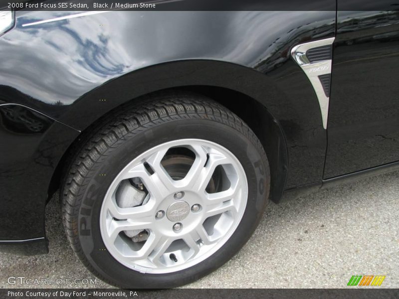 Black / Medium Stone 2008 Ford Focus SES Sedan